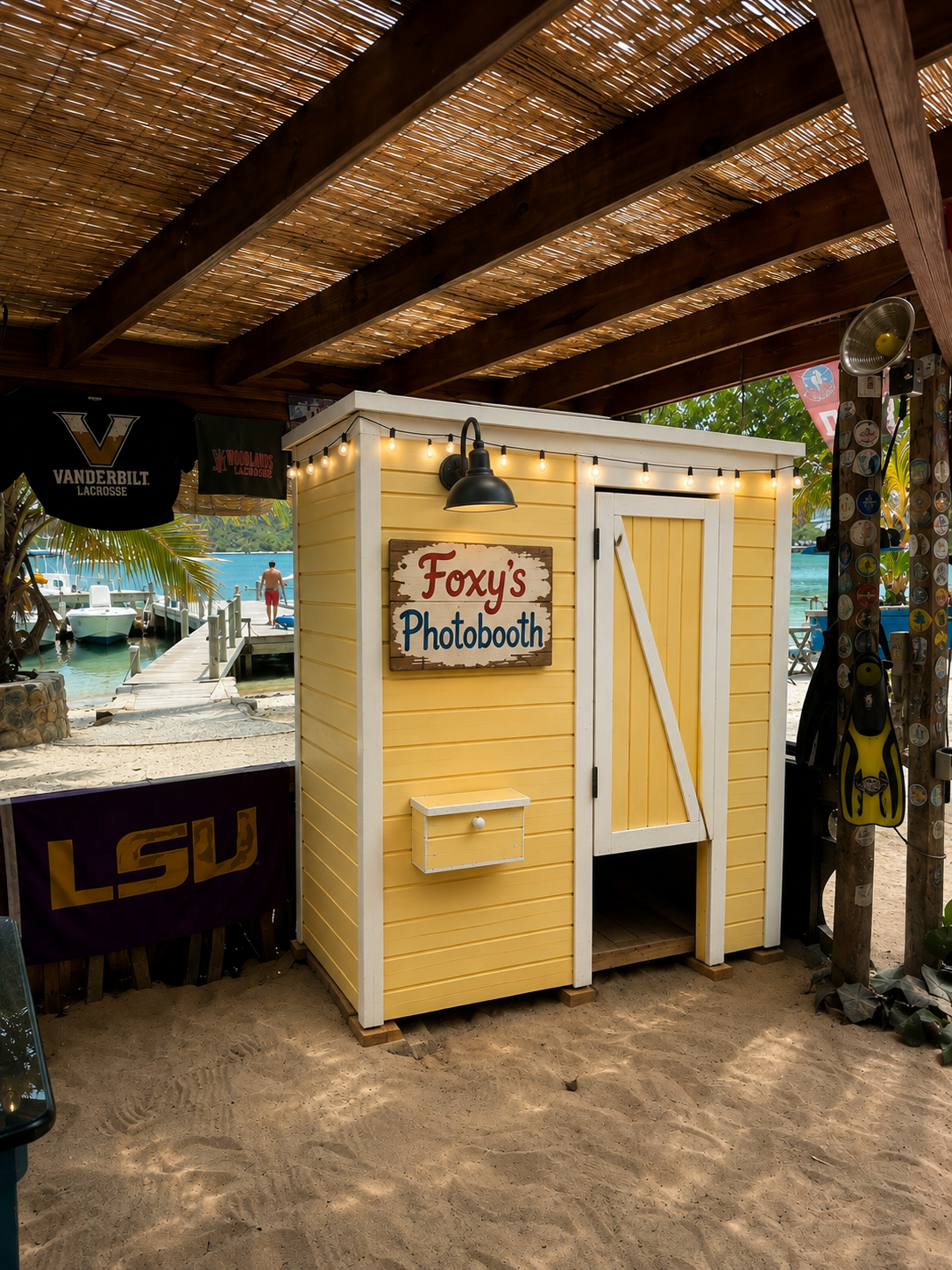 Custom photobooth built for Foxy's