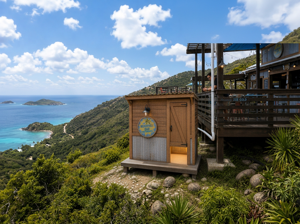 Custom photobooth built for The Windmill Bar